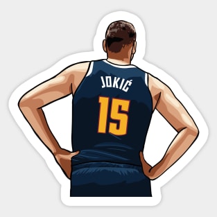 Nikola Jokic Vector Back Sticker